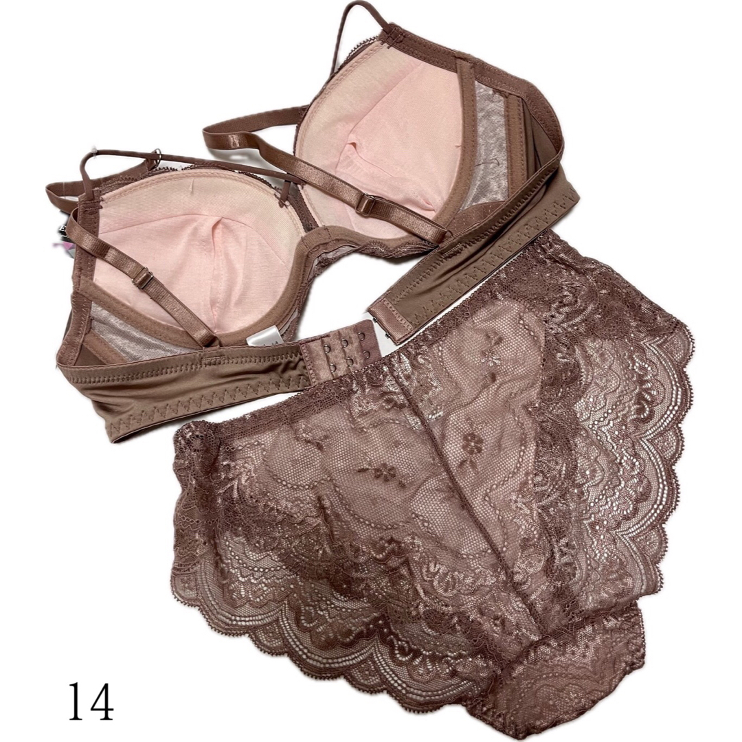 下着☆A80Lブラ&ショーツマカロニコードピンクピンク 女装  男性様も！14 レディースの下着/アンダーウェア(ブラ&ショーツセット)の商品写真