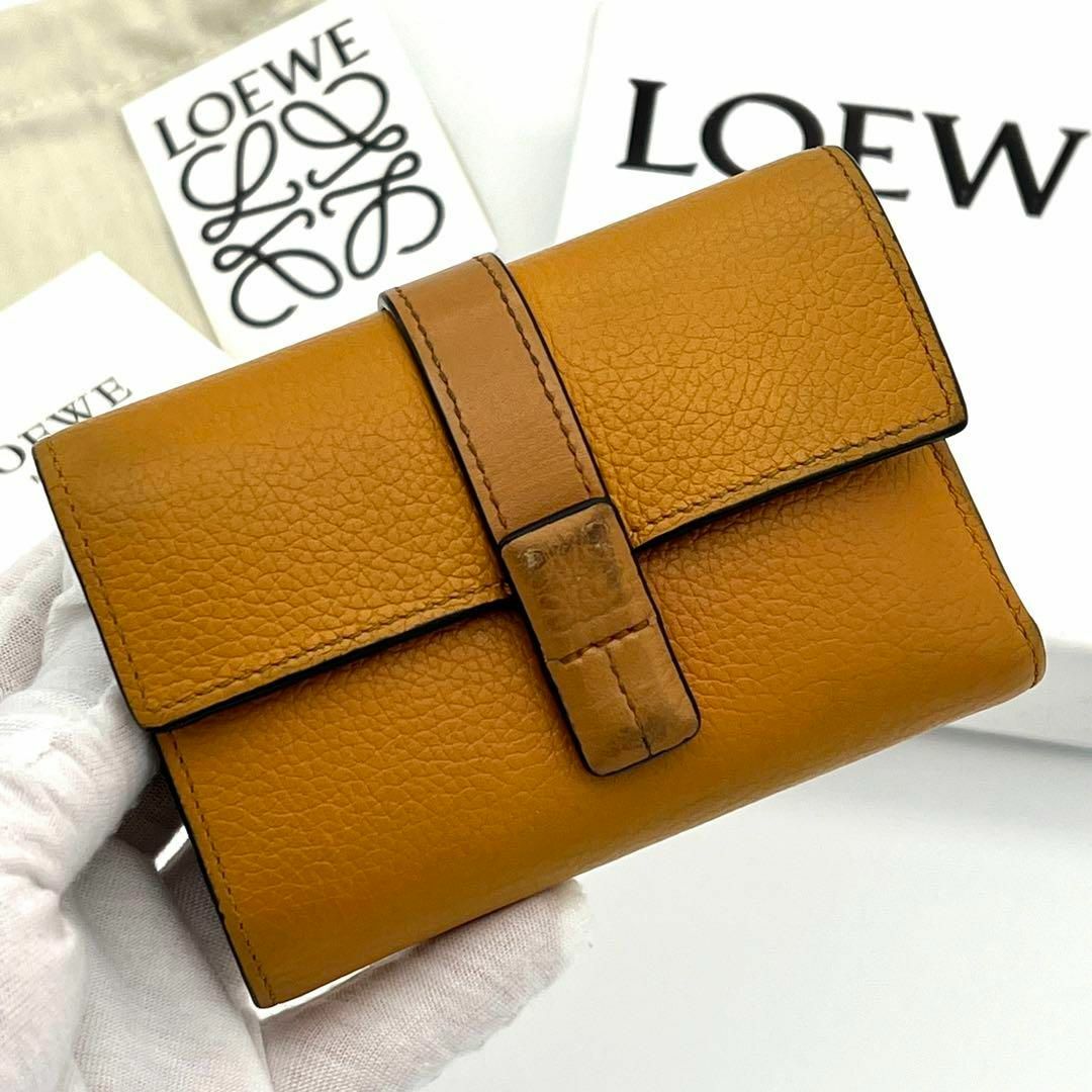 ✨美品✨LOEWE ロエベ バーティカルスモールウォレット 折り財布