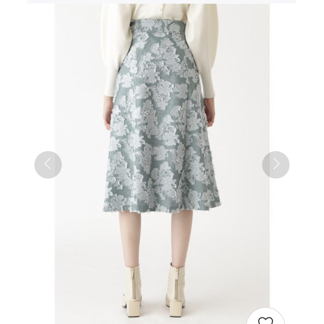 JILLSTUART(ジルスチュアート)のジャガードフレアスカート レディースのスカート(ロングスカート)の商品写真