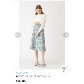 ジルスチュアート(JILLSTUART)のジャガードフレアスカート(ロングスカート)