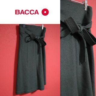 バッカ(BACCA)のBACCA バッカ 上質ウール100％ スリット ロングスカート(ロングスカート)