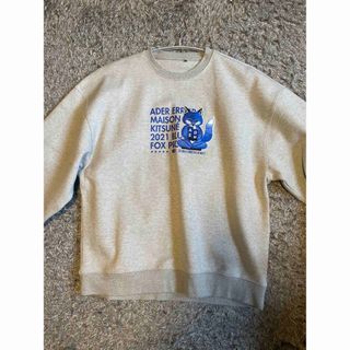 メゾンキツネ(MAISON KITSUNE')のmaison kitsune ader error スウェット　グレー(スウェット)