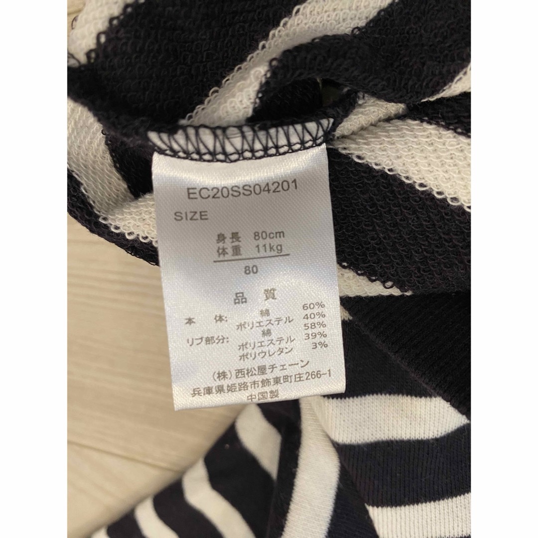 西松屋(ニシマツヤ)の80 冬トップスまとめ売り1 キッズ/ベビー/マタニティのベビー服(~85cm)(トレーナー)の商品写真