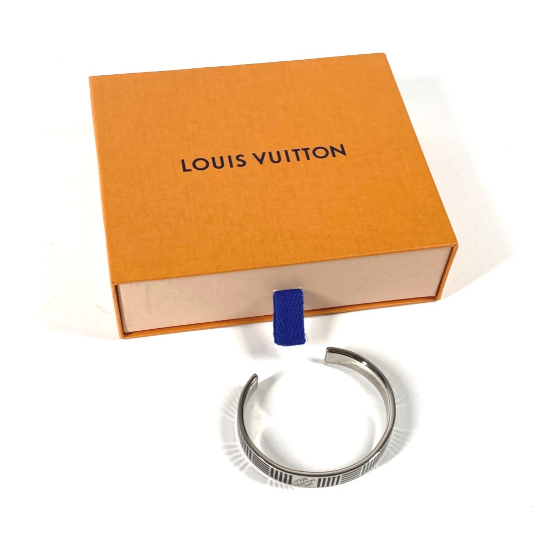 LOUIS VUITTON(ルイヴィトン)のルイヴィトン LOUIS VUITTON ジョンク・ダミエカラーズ M62492 ブレスレット アクセサリー バングル メタル シルバー メンズのアクセサリー(バングル/リストバンド)の商品写真