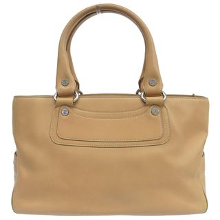 セリーヌ(celine)の【本物保証】 セリーヌ CELINE ブギーバッグ ハンドバッグ レザー ライトブラウン イエロー系 CE00 13(ハンドバッグ)