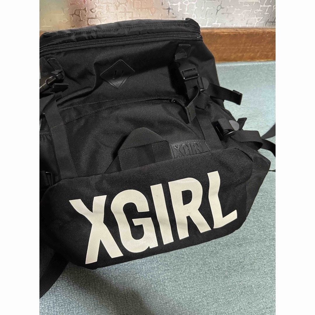 X-girl(エックスガール)のX-girl corduraリュック バックパック レディースのバッグ(リュック/バックパック)の商品写真