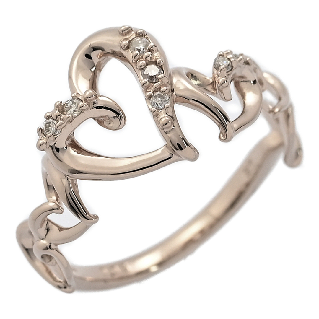 Samantha Tiara(サマンサティアラ)のサマンサティアラ ハートモチーフ ダイヤモンド リング・指輪 レディースのアクセサリー(リング(指輪))の商品写真