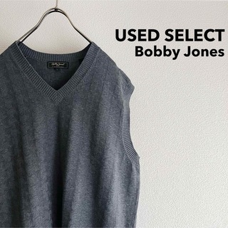 古着 00’s “Bobby Jones” Gray Knit Vest(ベスト)