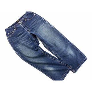 ヒロミチナカノ(HIROMICHI NAKANO)のhiromichinakano ヒロミチナカノ USED加工 クロップド デニムパンツ size64-87/青 ■◇ レディース(デニム/ジーンズ)