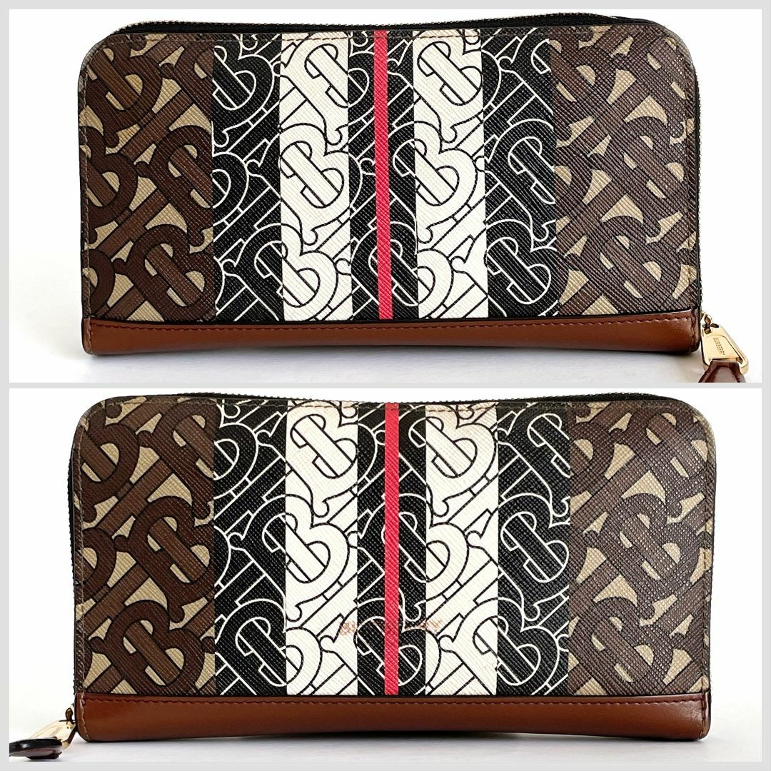 BURBERRY - BURBERRY バーバリー PVC 長財布 ラウンドファスナー BURBERRY - BURBERRY バーバリー PVC 長財布 ラウンドファスナー