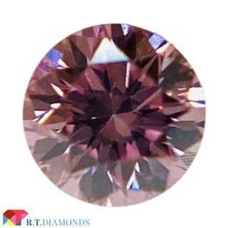 FANCY INTENSE PURPLISH PINK 0.056ct RD(その他)