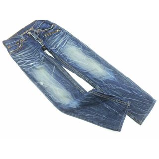 リーバイス(Levi's)のLEVI'S リーバイス 0L702-0006 ダメージ加工 デニムパンツ size28/濃紺 ■■ メンズ(デニム/ジーンズ)