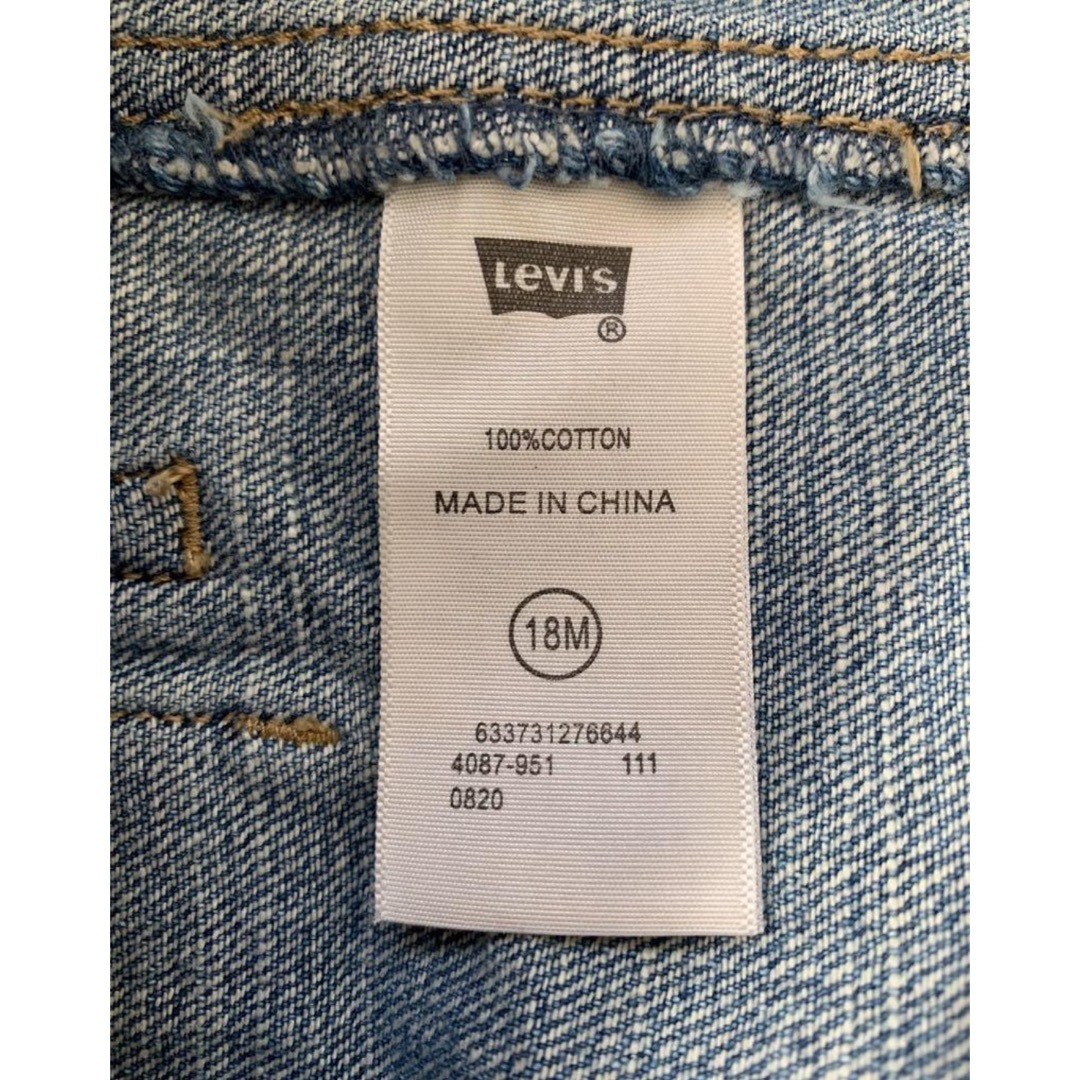 Levi's(リーバイス)のリーバイス デニム オーバーオール 80cm ヴィンテージ　古着 レトロ キッズ/ベビー/マタニティのベビー服(~85cm)(パンツ)の商品写真