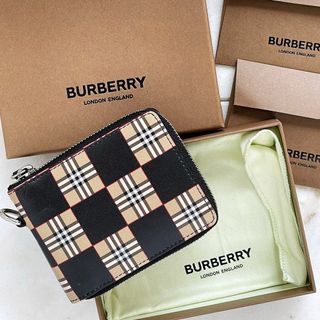 バーバリー(BURBERRY)の状態良☆BURBERRY バーバリー ノヴァチェック コンパクト財布 ラウンド(財布)