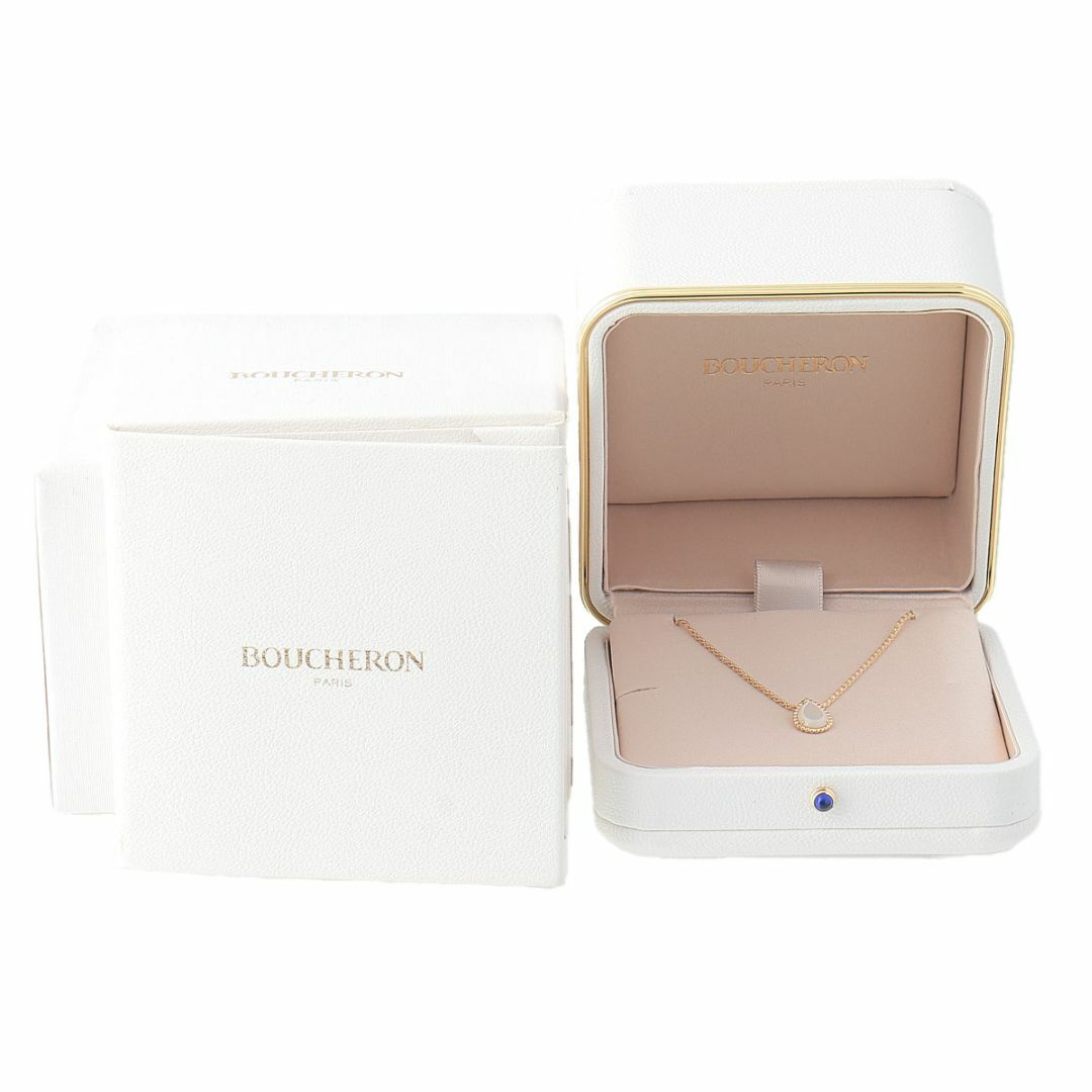 BOUCHERON(ブシュロン)のブシュロン セルパンボエム ネックレス スモール 現行モデル シェル AU750YG 44cm 保証書(2020年) 箱 新品仕上げ済 BOUCHERON【15973】 レディースのアクセサリー(ネックレス)の商品写真