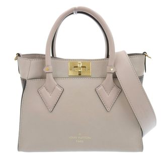 ルイヴィトン(LOUIS VUITTON)のルイヴィトン LOUIS VUITTON オンマイサイドPM 2WAY ハンドバッグ ショルダー レザー モノグラム グレージュ M57729 中古 新入荷 LV1538(ハンドバッグ)