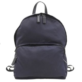 プラダ(PRADA)のプラダ PRADA バックパック リュックサック ナイロン/レザー ネイビー/ブラック 2VZ066 中古 新入荷 OB1744(リュック/バックパック)