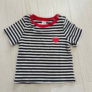 シーイン(SHEIN)のSHEIN  ボーダー 半袖 Tシャツ(Ｔシャツ)