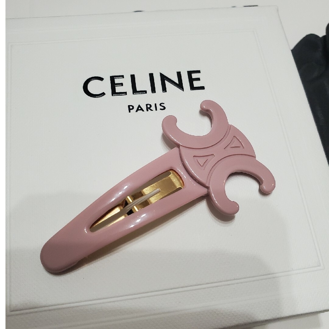 celine(セリーヌ)の最終価格!セリーヌ♡トリオンフ♡ラージスナップヘアクリップ♡激レア品 レディースのヘアアクセサリー(ヘアピン)の商品写真