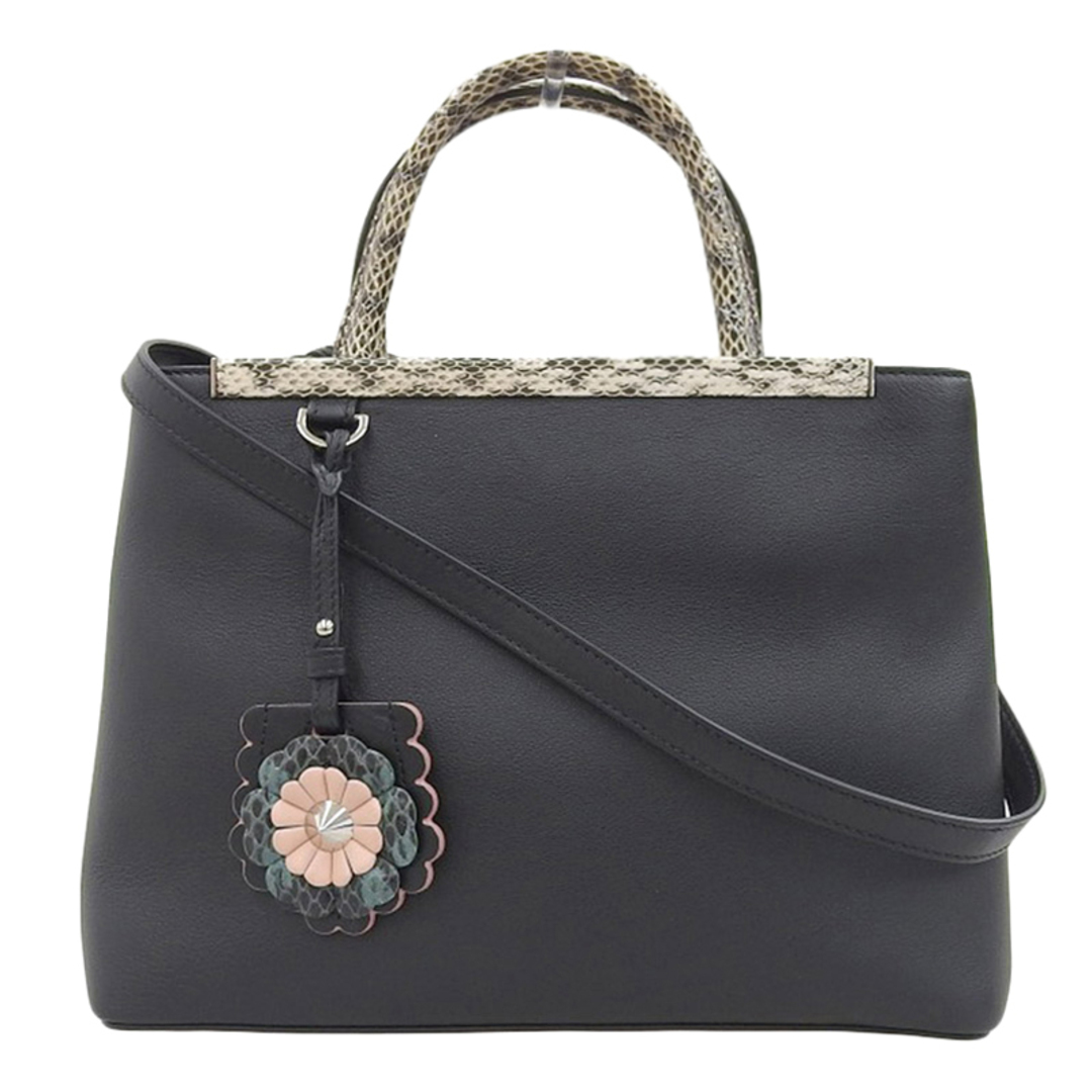 FENDI プチトゥージュール レザー 2WAY ハンドバッグ ショルダー FENDI プチトゥージュール レザー 2WAY ハンドバッグ ショルダー