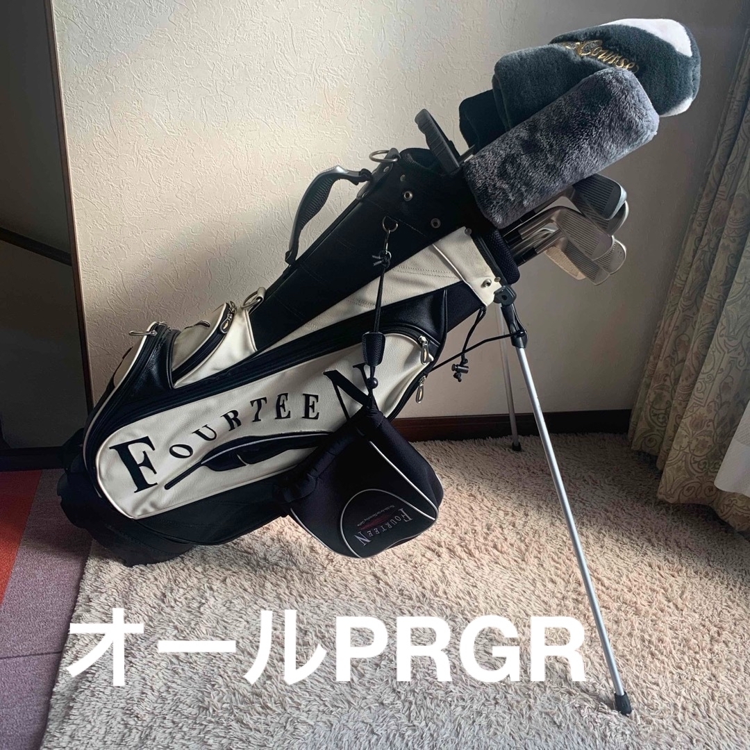 PRGR(プロギア)の初心者ゴルフ応援📣名器プロギアゴルフセット スタンドバッグおまけ盛り盛り‼️ スポーツ/アウトドアのゴルフ(クラブ)の商品写真