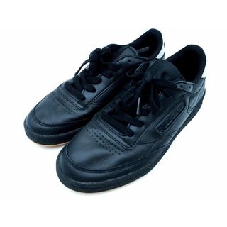 リーボック(Reebok)の美品 Reebok リーボック BD4425 CLUB C 85 DIAMOND ローカット スニーカー size24.5/黒 ■■ レディース(スニーカー)