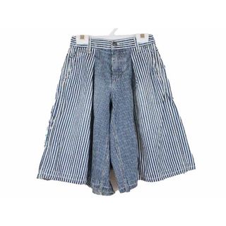 デニムダンガリー(DENIM DUNGAREE)の[デニム＆ダンガリー/DENIM DUNGAREE/D＆D]120cm  半端丈パンツ インディゴ×オフホワイト【中古】子供服 キッズ kids 女の子 春夏 122032 bottoms(パンツ/スパッツ)