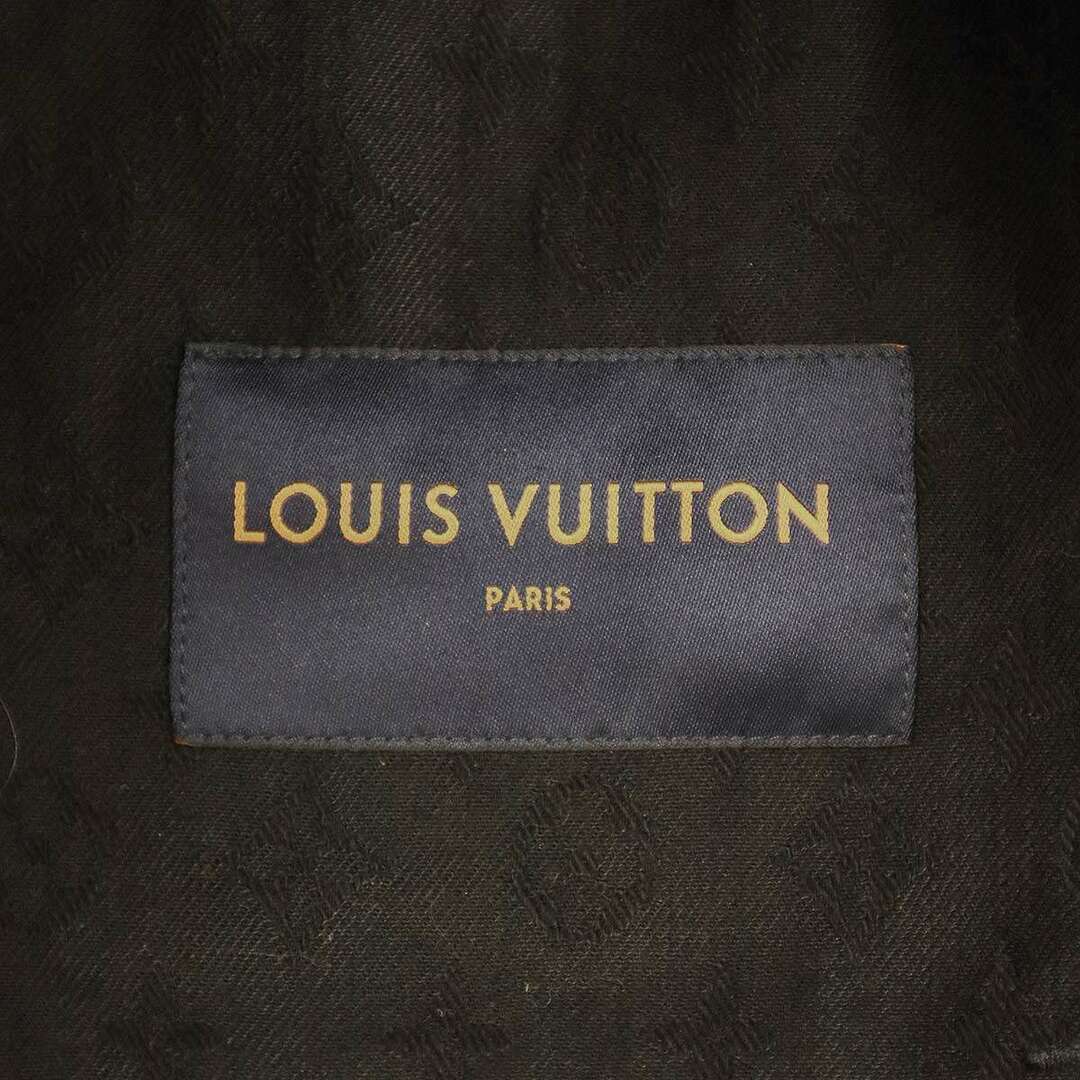 LOUIS VUITTON(ルイヴィトン)のLOUIS VUITTON ルイヴィトン 20SS モノグラムデニムジャケット ブラック 44 1A7RRR QJQ HHA21W メンズのジャケット/アウター(Gジャン/デニムジャケット)の商品写真