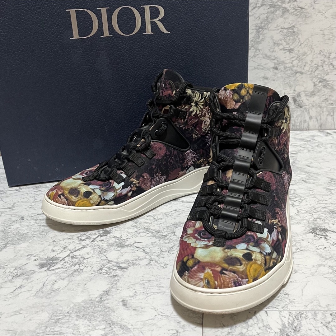 DIOR HOMME(ディオールオム)の✨美品✨DIOR HOMME  亀井徹 17ss ヴァニタスハイカットスニーカー メンズの靴/シューズ(スニーカー)の商品写真