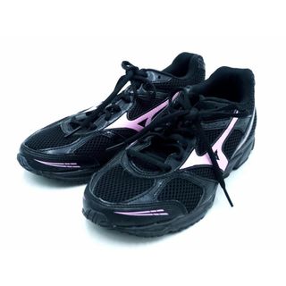 ミズノ(MIZUNO)のMIZUNO ミズノ ミフト K1GA150159 ランニングシューズ スニーカー size23.5cm/黒 ■■ レディース(スニーカー)