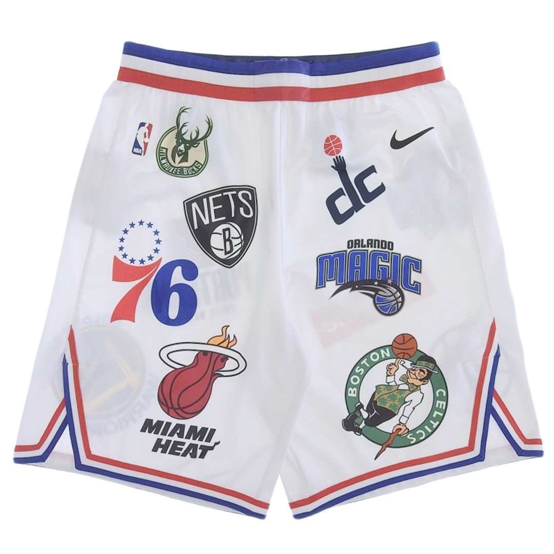 NIKE(ナイキ)のナイキ x NIKEナイキ NBA TEAMS Authentic Short ショートパンツ ボトムス メンズ ホワイト 38 AQ4231-100 18SS 38 メンズのパンツ(その他)の商品写真