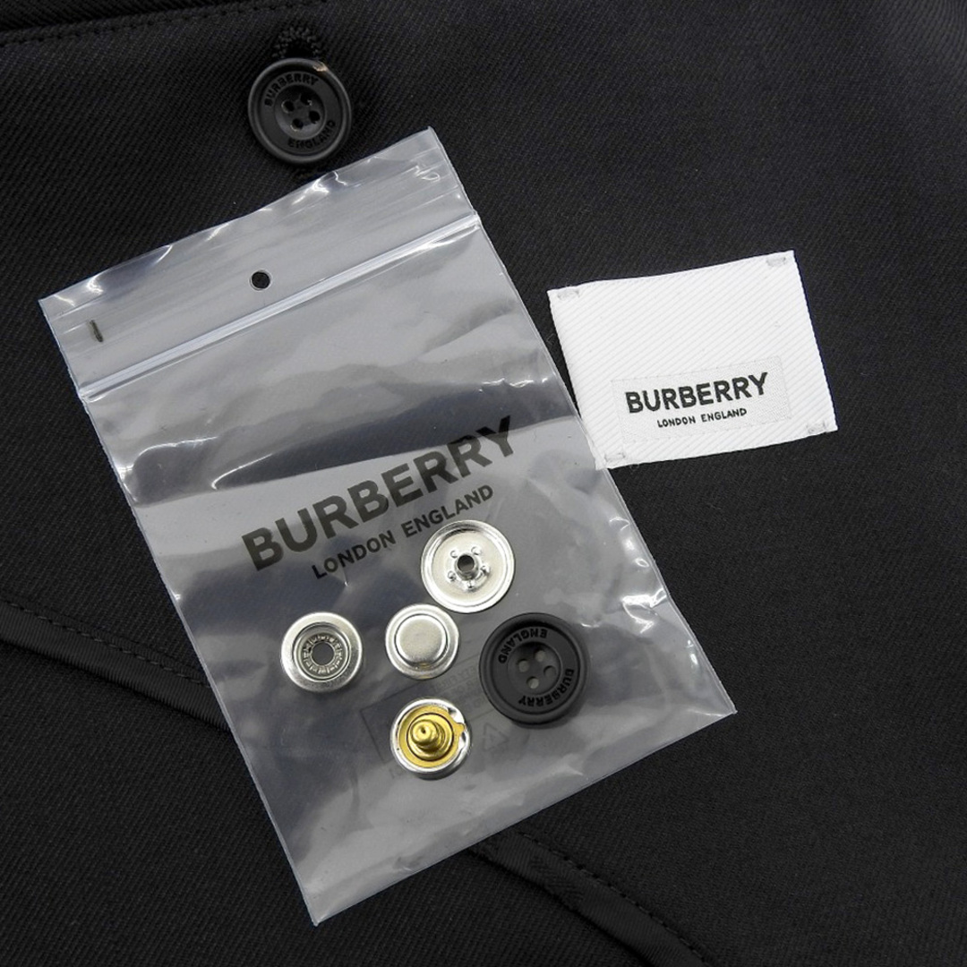 BURBERRY(バーバリー)のバーバリー 美品 BURBERRY バーバリー ウール TBサークルロゴ ジップアップブルゾン ジャケット メンズ 黒 ブラック 46 8055911 46 メンズのジャケット/アウター(その他)の商品写真