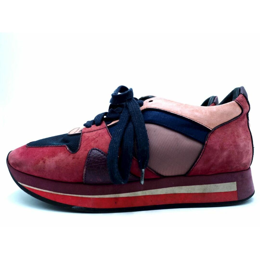 BURBERRY(バーバリー)のBURBERRY バーバリー ITLEOSHO74CAS The Field スニーカー size36（22.5ｃｍくらい）/赤ｘ紺ｘピンク ■■◎レディース レディースの靴/シューズ(スニーカー)の商品写真