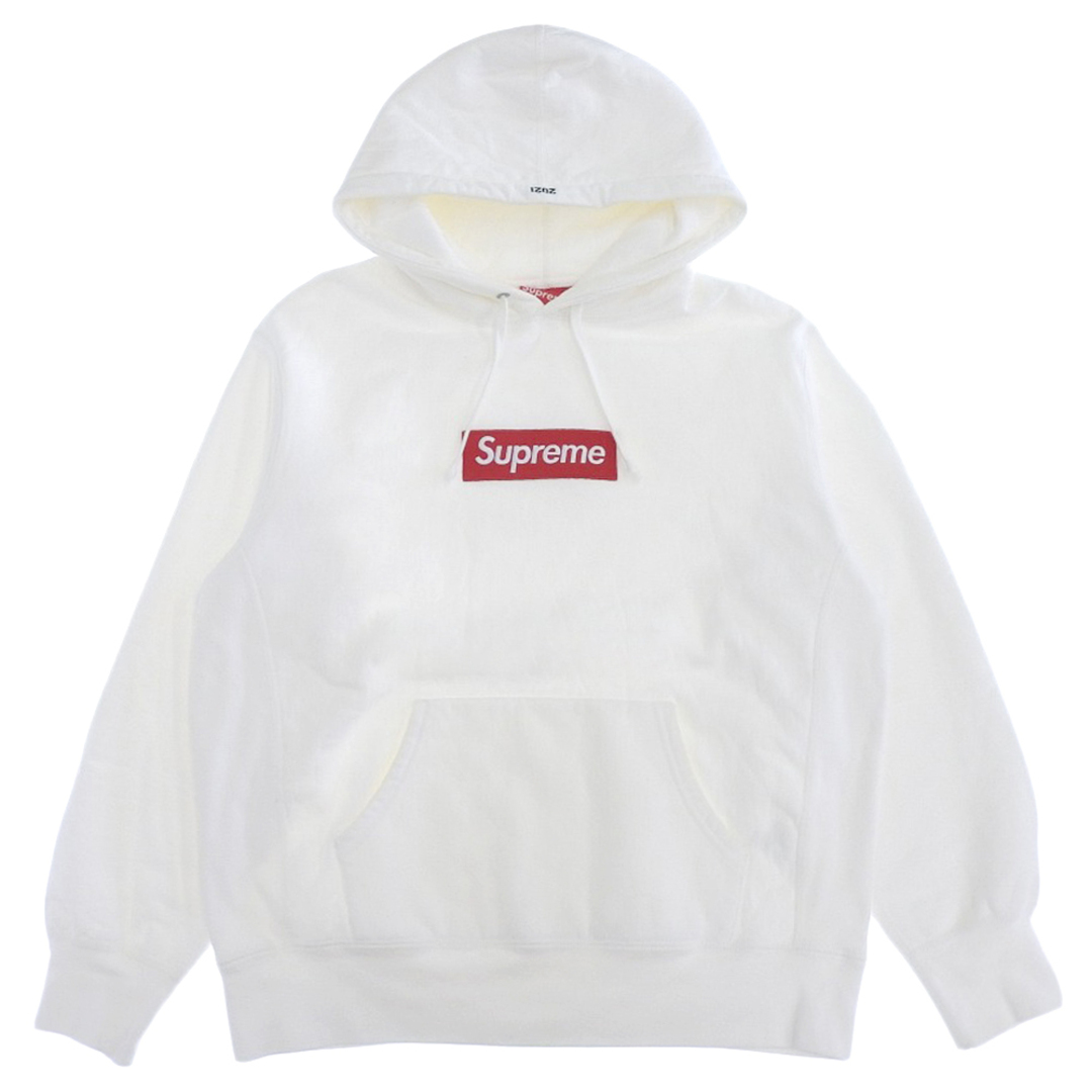 Supreme(シュプリーム)のシュプリーム Supreme シュプリーム コットン ボックスロゴ フーディー パーカー トップス メンズ ホワイト Small Small メンズのトップス(その他)の商品写真