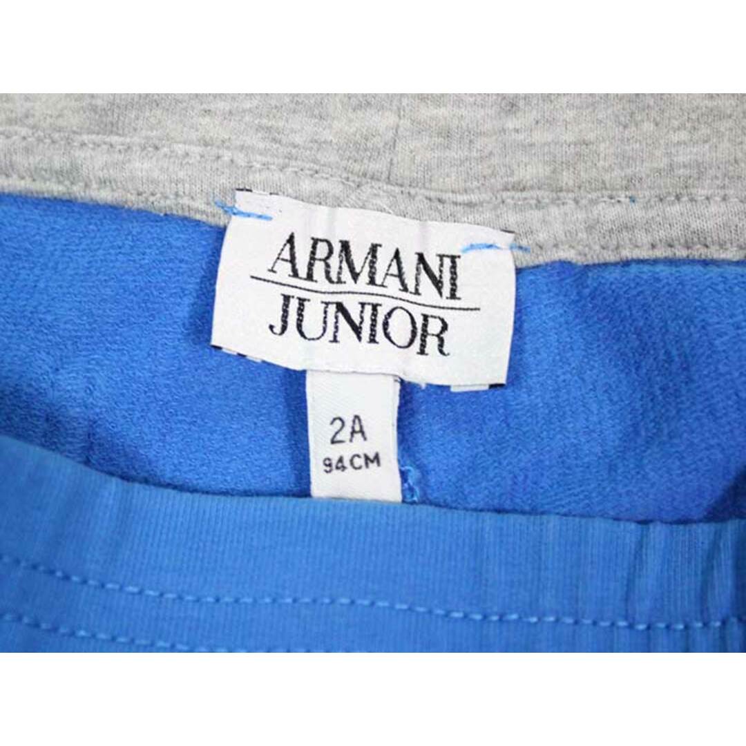 Armani(アルマーニ)の【値下げ!】☆アルマーニ ジュニア/Armani Junior☆94cm カットソーパンツ/ロングパンツ/長ズボン 青 【中古】子供服 キッズ kids  男の子 春秋 130132 bottoms キッズ/ベビー/マタニティのキッズ服女の子用(90cm~)(パンツ/スパッツ)の商品写真