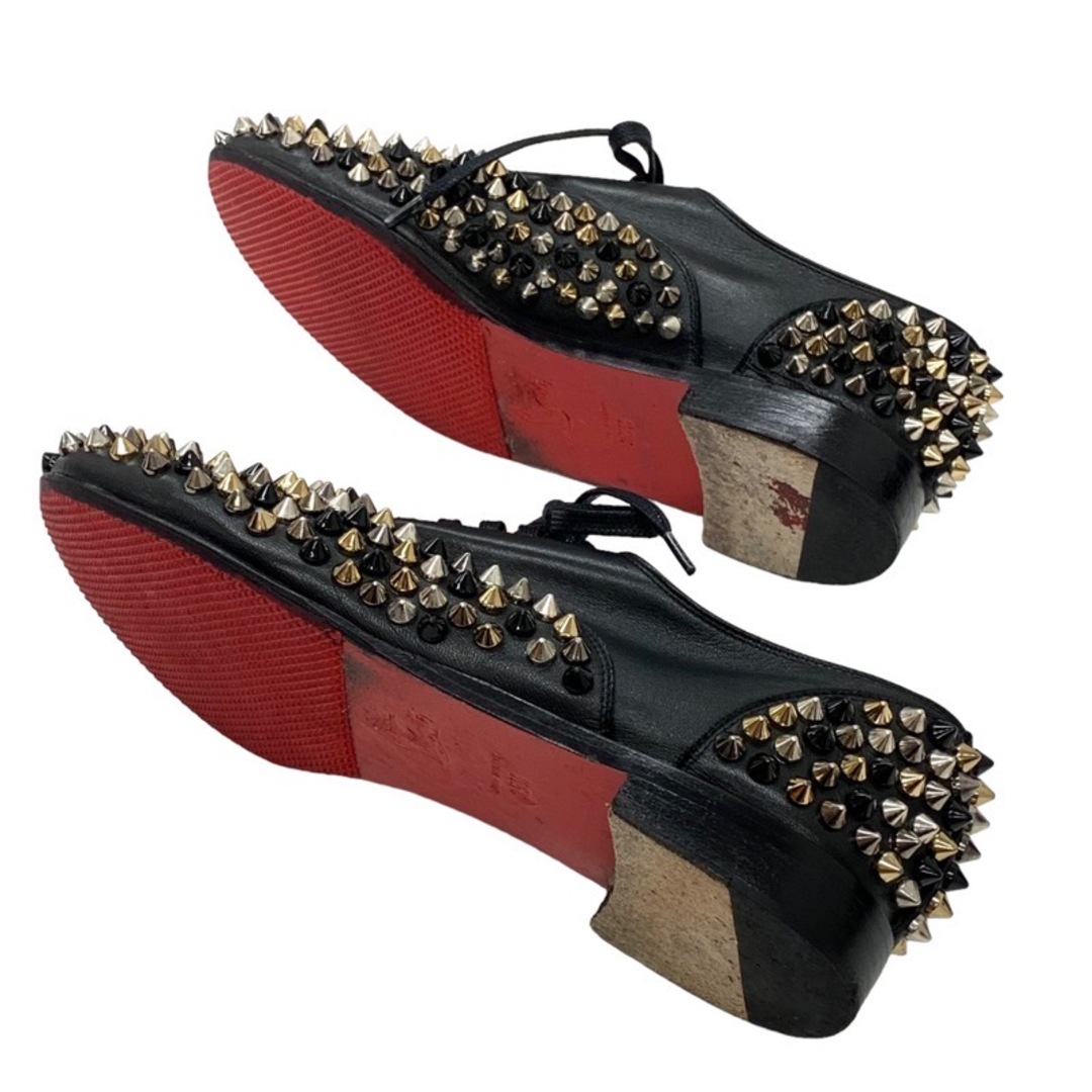 Christian Louboutin(クリスチャンルブタン)のクリスチャンルブタン Christian Louboutin フラットシューズ 靴 シューズ スパイク スタッズ レザー ブラック レディースの靴/シューズ(スニーカー)の商品写真