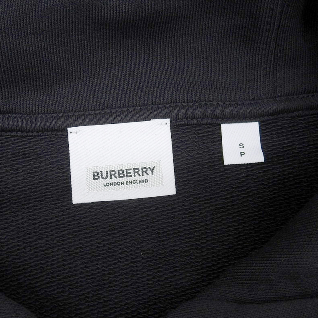 BURBERRY(バーバリー)のバーバリー 美品 Burberry バーバリー コットン ロゴ プルオーバーパーカー トップス メンズ ブラック S 8057100 S メンズのトップス(その他)の商品写真