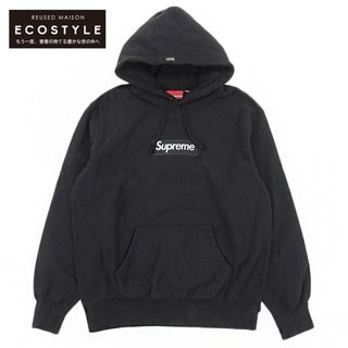 シュプリーム(Supreme)のシュプリーム 美品 Supreme シュプリーム コットン ボックスロゴ フーディー パーカー トップス メンズ ブラック Small Small(その他)