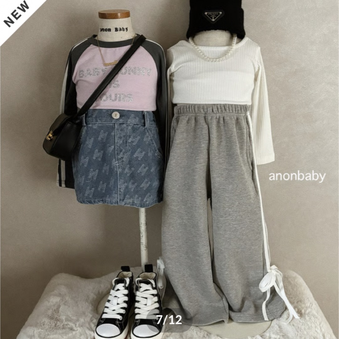 anonbaby 新品ズボン キッズ/ベビー/マタニティのキッズ服女の子用(90cm~)(パンツ/スパッツ)の商品写真