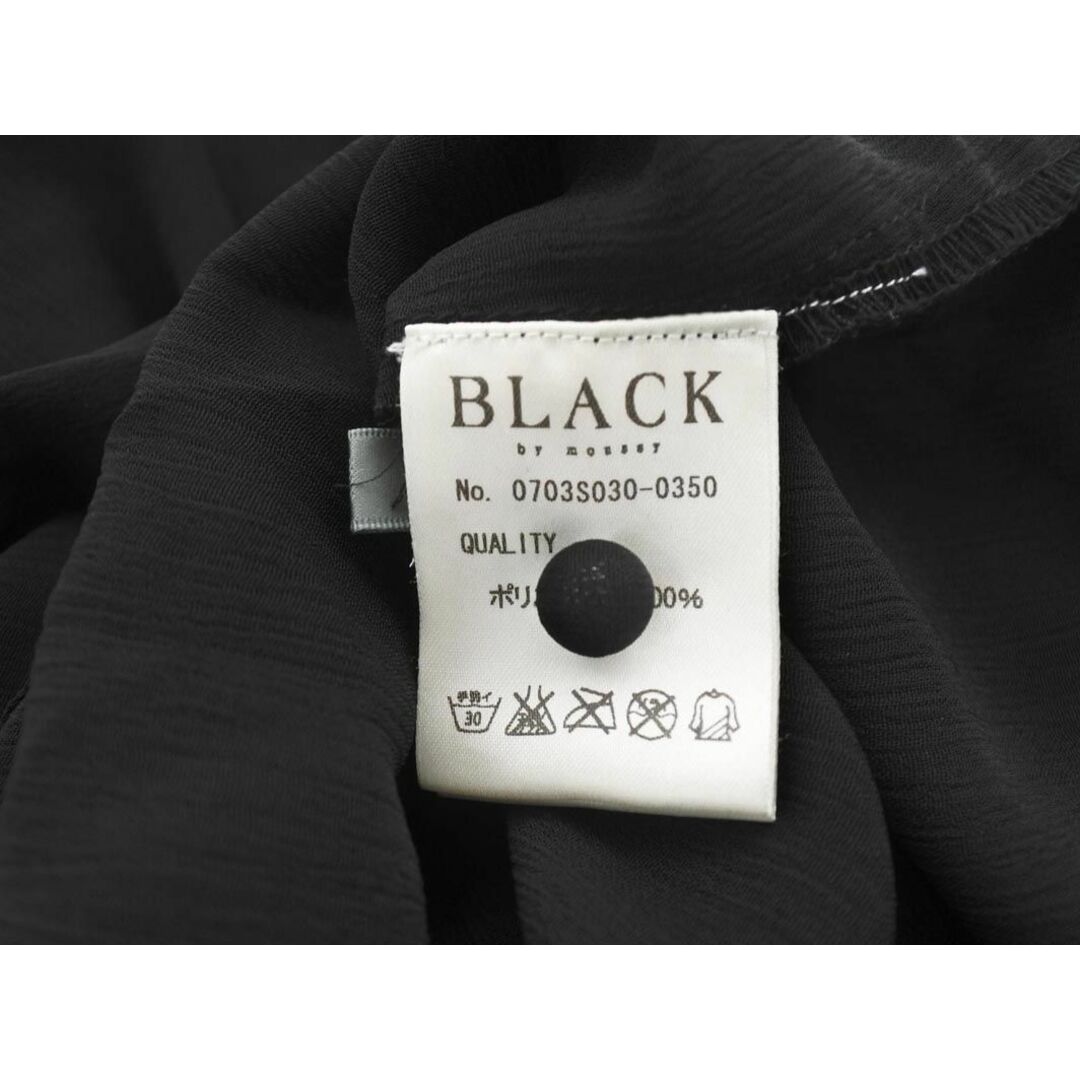 moussy(マウジー)のBLACK BY MOUSSY ブラックバイマウジー 刺繍 シアー チュニック ワンピース sizeF/黒 ■◇ レディース レディースのワンピース(ミニワンピース)の商品写真