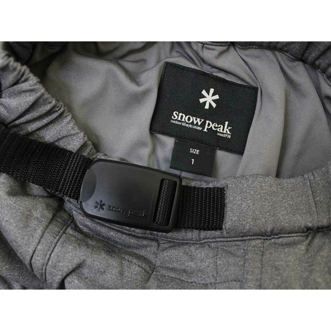 Snow Peak(スノーピーク)の【値下げ!】▽スノーピーク/snow peak▽100cm位 フレキシブルインサレーテッドパンツ/ハーフパンツ/半ズボン グレー【中古】子供服 キッズ kids 男の子 秋冬 031132 bottoms キッズ/ベビー/マタニティのキッズ服女の子用(90cm~)(パンツ/スパッツ)の商品写真