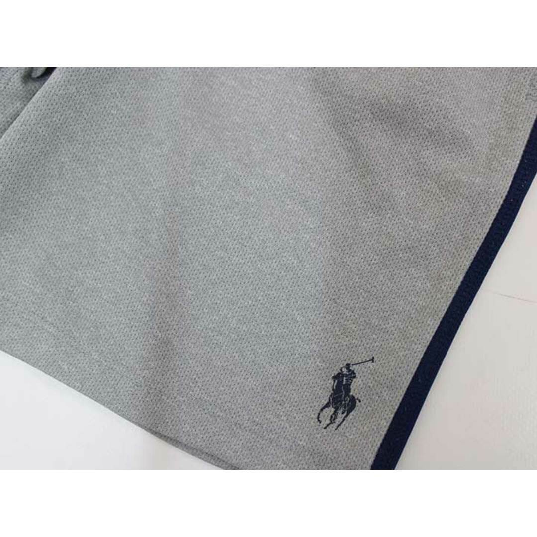 Ralph Lauren(ラルフローレン)の▽ラルフローレン/Ralph Lauren▽100cm位 ハーフパンツ/ショートパンツ/半ズボン/短パン グレー×紺【中古】子供服 キッズ kids 男の子 春夏 512032 bottoms キッズ/ベビー/マタニティのキッズ服女の子用(90cm~)(パンツ/スパッツ)の商品写真