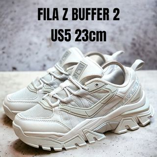 フィラ(FILA)のFILA フィラ 23cm 厚底スニーカー Zバッファー2 グレー(スニーカー)