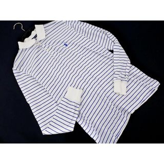 Ralph Lauren - Ralph Lauren ラルフローレン GOLF ボーダー 長袖 ポロシャツ sizeS/白 ■◇ メンズ