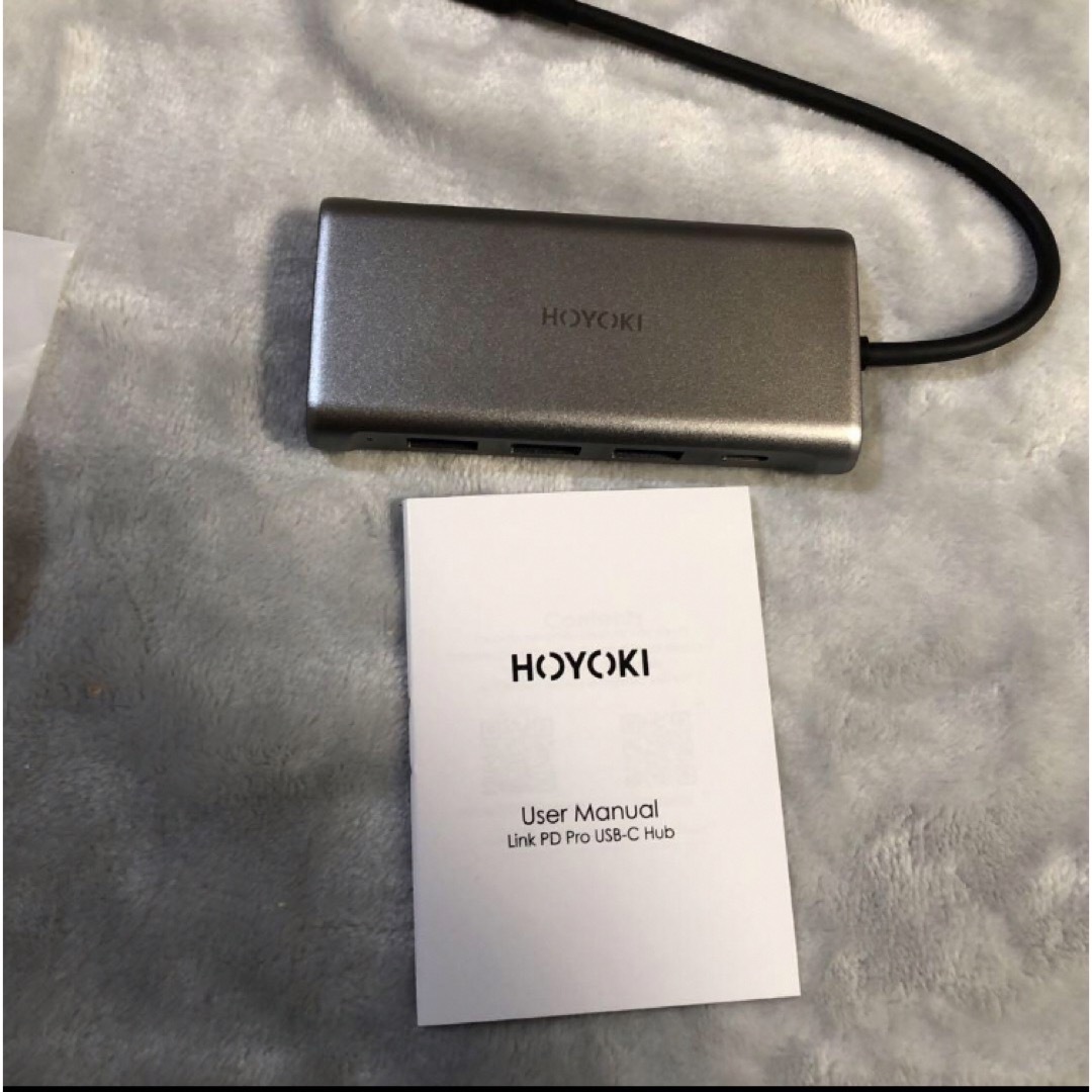  HOYOKI  C ハブ 9-in-1  ドッキングステーション 急速充電 スマホ/家電/カメラのPC/タブレット(PC周辺機器)の商品写真