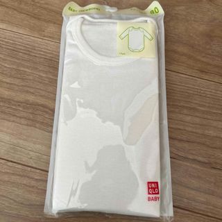 ユニクロ(UNIQLO)のUNIQLO ボディスーツ 長袖 80 新品未使用(肌着/下着)