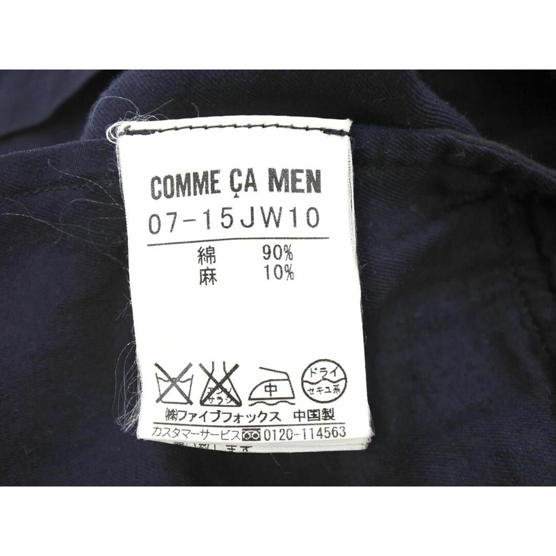 COMME CA MEN(コムサメン)のCOMME CA MEN コムサメン リネン混 テーラード ジャケット sizeS/紺 ■◇ メンズ メンズのジャケット/アウター(テーラードジャケット)の商品写真
