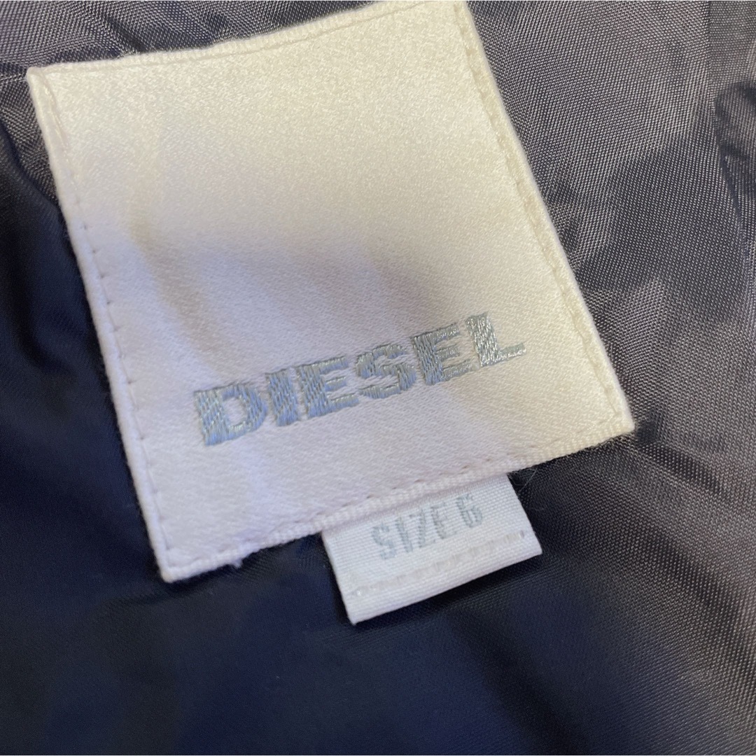 DIESEL(ディーゼル)の【DIESEL】ディーゼル　キッズ　ダウンダウンジャケット　ブラック　サイズ6 キッズ/ベビー/マタニティのキッズ服男の子用(90cm~)(ジャケット/上着)の商品写真