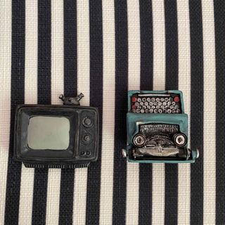 昭和のテレビと電話のマグネット(その他)