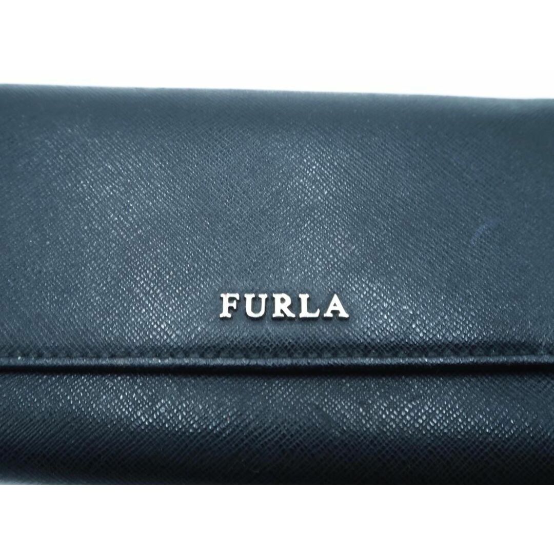 Furla(フルラ)のFURLA フルラ レザー 3つ折り 長 財布 黒 ■■ レディース レディースのファッション小物(財布)の商品写真